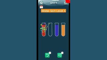 Water Sort Level 4 #watersortpuzzle #water #watersortlevel4 #leve4