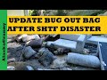 Update Your Bug Out Bag After SHTF Disaster Catastrophe - Bug Out Gear Inventory