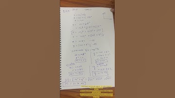 3.18 A particle starts from the origin at t = 0 s with a velocity of 10.0 #StudyWithMe#CBSEPhysics