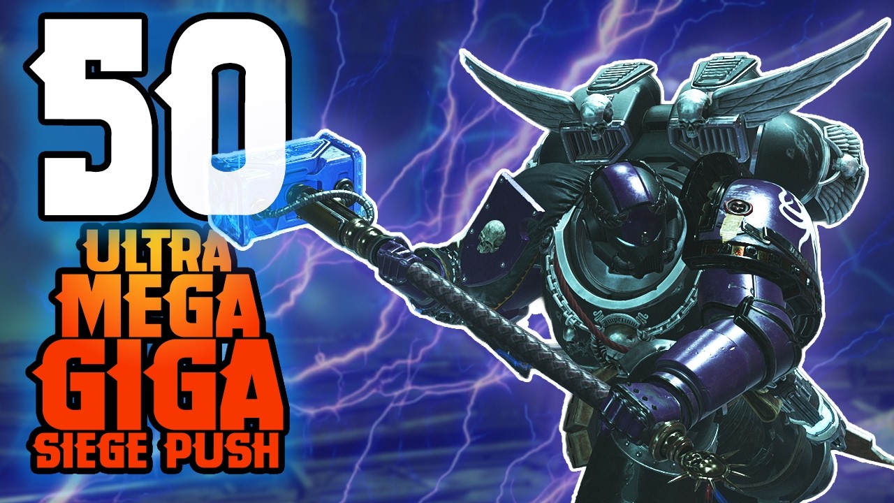☠️Siege 50 PUSH☠️We're goin AGAIN! With NEW Strats+Pace! - Space Marine 2