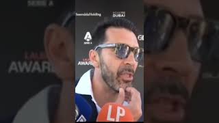 Buffon su Thiago Motta alla Juventus