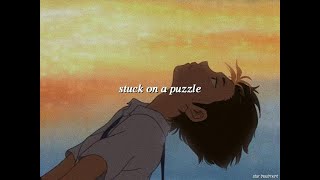 alex turner - stuck on a puzzle playing from another room + rain