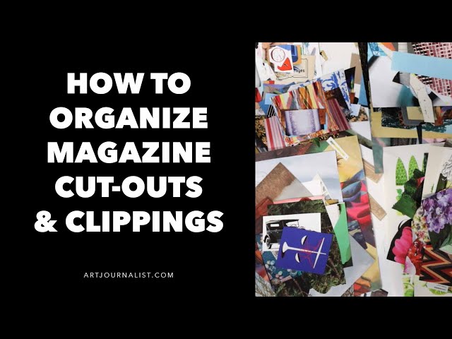 How I Cut Up Magazines for Art Journals and Collage 