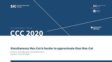 Simultaneous Max-Cut is harder to approximate than Max-Cut - Amey Bhangale