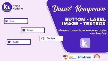 Button,Textbox,Label dan Image - dasar2 komponen kodular (MIT App Inventor,Appybuilder,Thunkable