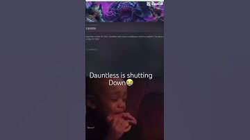 Dauntless is shutting down😭 #capcut #dauntless #sad #shorts #short