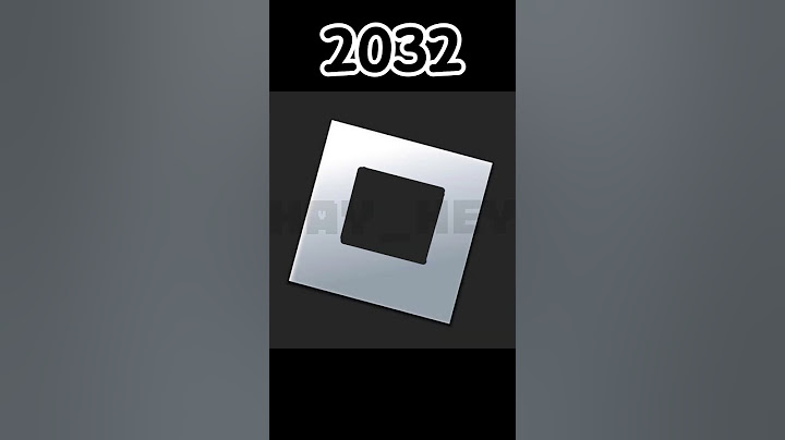 Roblox logo evolution from 2017 - 2080