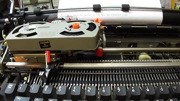IBM Selectric 3 typewriter test