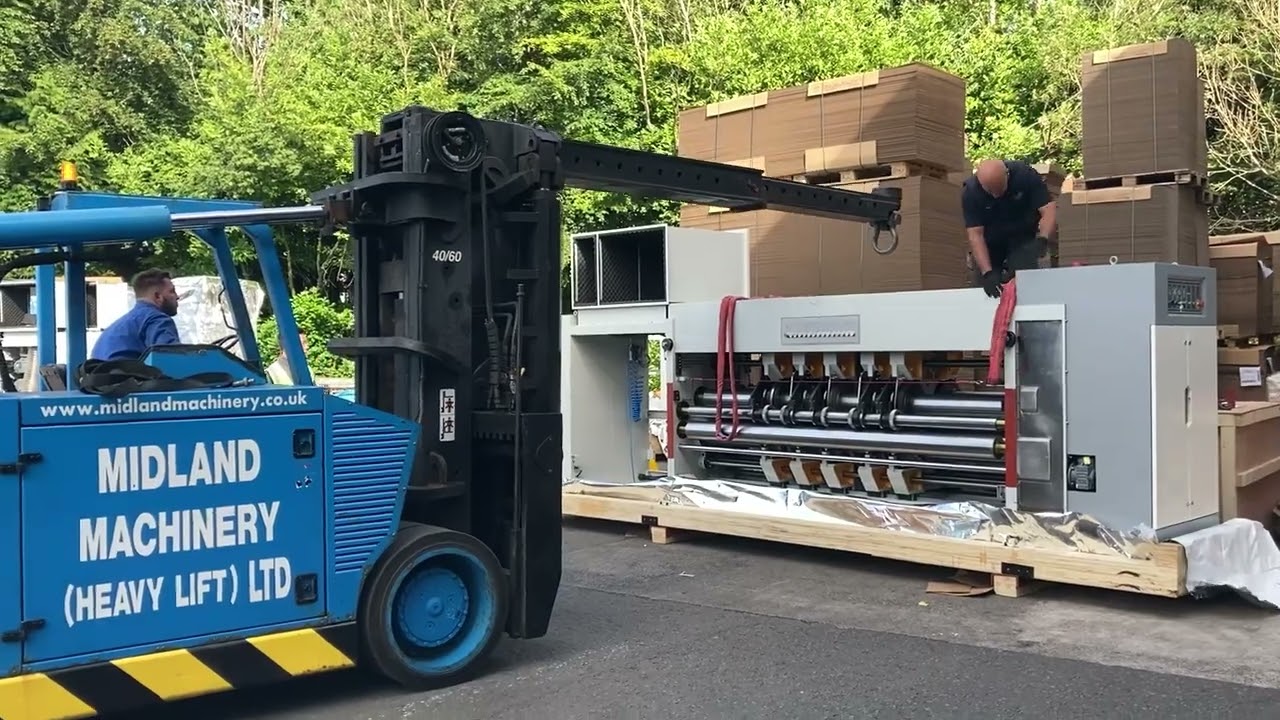 Pitreavie JS Machine 5 Colour Casemaker Installation Part 1 YouTube