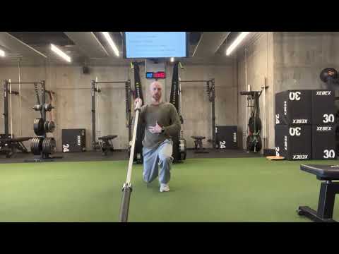 Landmine Split Stance Push Press