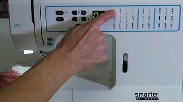 SMARTER by PFAFF 260c 19 Needle Positions