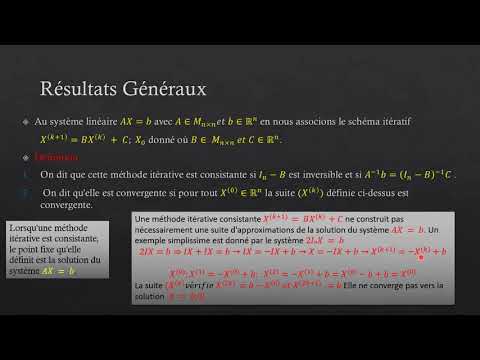 Vidéo: Laquelle des propositions suivantes est une hypothèse de la méthode de Jacobi ?