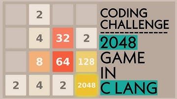 [Updated] 2048 Game In C language with more functionality