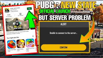 unable to connect to the server problem fix pubg new State || pubg new state not opening problem fix