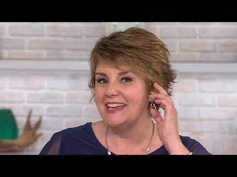 JAI Sterling Silver Sukhothai Twist Teardrop 1-1/2 Earrings on QVC @QVCtv