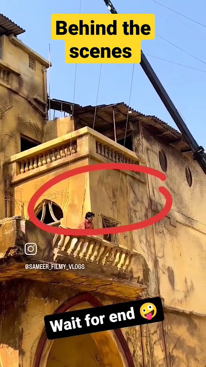 Behind the scenes of Bollywood film shooting film city Mumbai