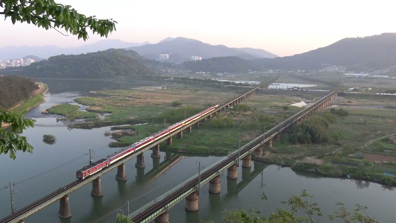 부산-서울간 경부선에서 사라진 디젤기관차 견인 #1202, #1302열차 영상 모음
