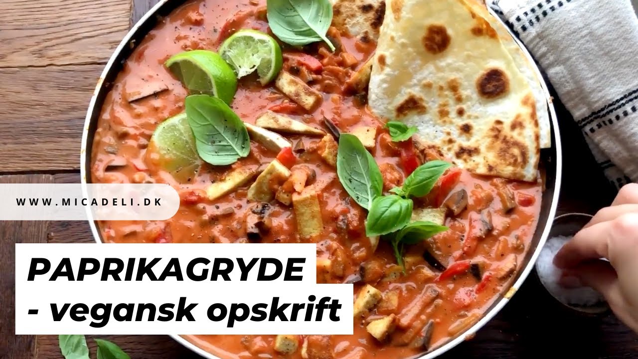 Vegansk paprikagryde på 30 min. – Opskrift på gryderet med grøntsager