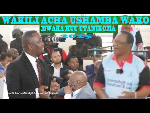 LISU KAMVAA HAKIMU NA KUMPA SWALI LA KIUTU UZIMA HAKIM AKIMUNG UNYA NANENO HUKU LISU AKIMSHAULI