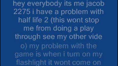 half life 2 walkthrough problem