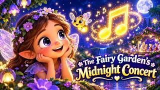 Bedtime Stories for Kids: The Fairy Garden's Midnight Concert  | Magical Fairy Tales for Children