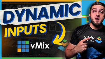 vMix | Dynamic Inputs: Atalhos Inteligentes - Economize INPUTS!
