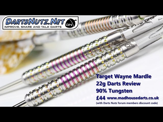 Target Wayne Mardle 22g darts review - YouTube