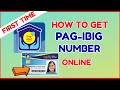 How to Get Pag Ibig Number Online for First Timer FREE? | Pag-ibig Requirements