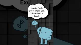 Excel VBA Macros tips and tricks| Flash Effect #shorts #vba #macro #automation