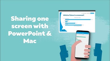 Sharing one screen with PowerPoint & Vevox on Mac