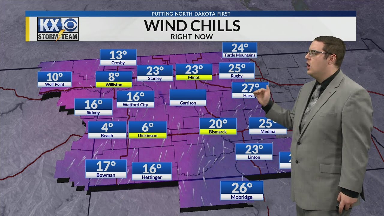 Temperatures are trying to get above freezing with clouds looking to ...