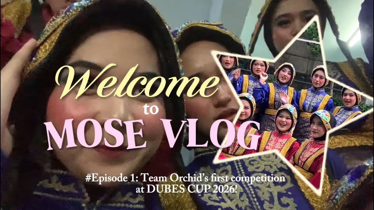 MINI VLOG | Episode 1: Team Orchid’s first competition at DUBES CUP 2026! ❤️💙
