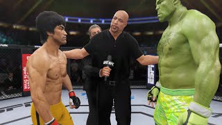 Bruce Lee vs. Slime Hulk - EA Sports UFC 4 - Epic Full Fight ??