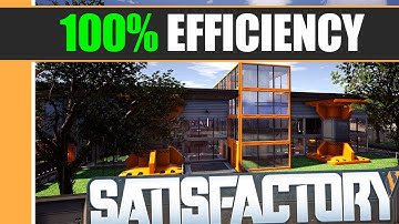 100% Efficient Heavy Modular Frame Factory   Satisfactory Early Access