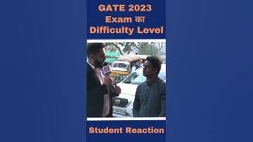 GATE 2023 Exam Difficulty Level 🤔❓
