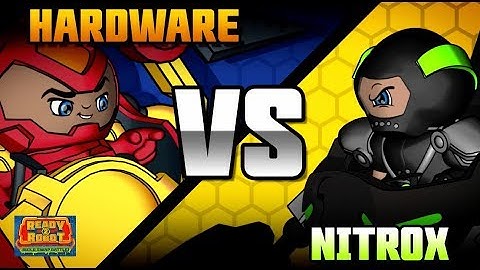 Ready2Robot | Roboter-Schleim-Battle | Episode 3: Hardware vs. Nitrox | Cartoon-Serie für Kinder