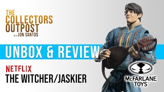 NETFLIX The Witcher : Jaskier by Mcfarlane Toys Unbox \& Review