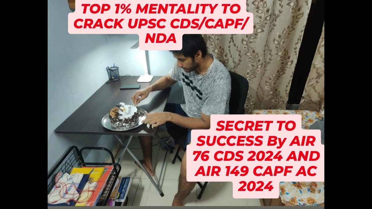 ULTIMATE HACK TO CRACK UPSC CDS/CAPF/NDA/CSE. REACH THE TOP 1% MENTALITY. 