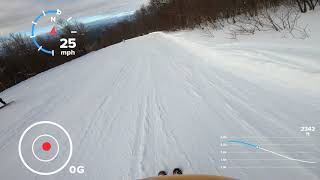 Mount Sunapee. Blast off trail.