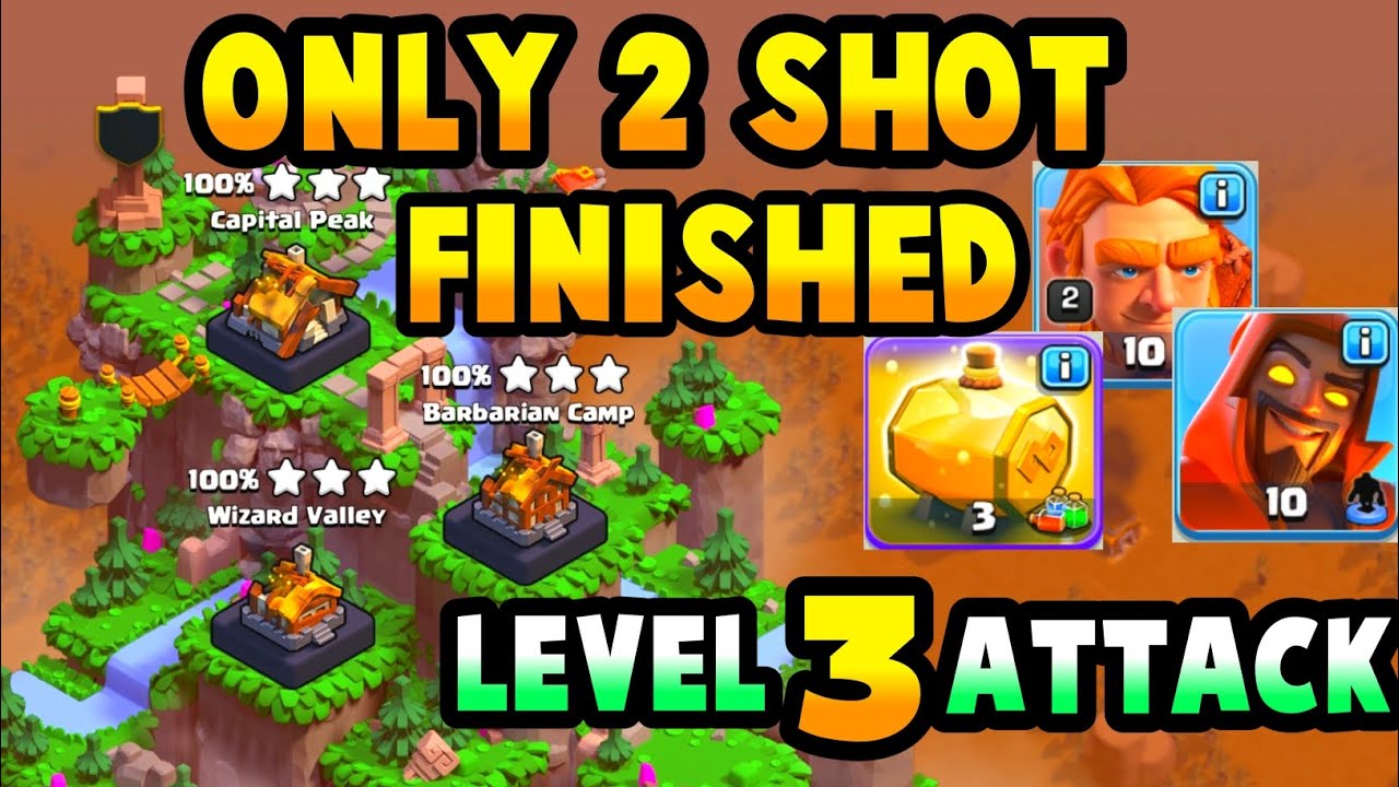 Capital Peak level 3 attack strategy | capital peak Level 3 only 2 shot