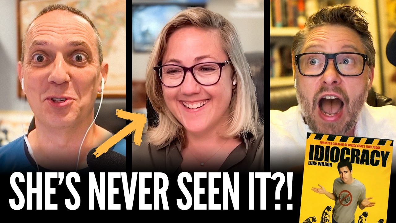 Sarah Survived Decades Without Idiocracy. Then We Made Her Watch.
