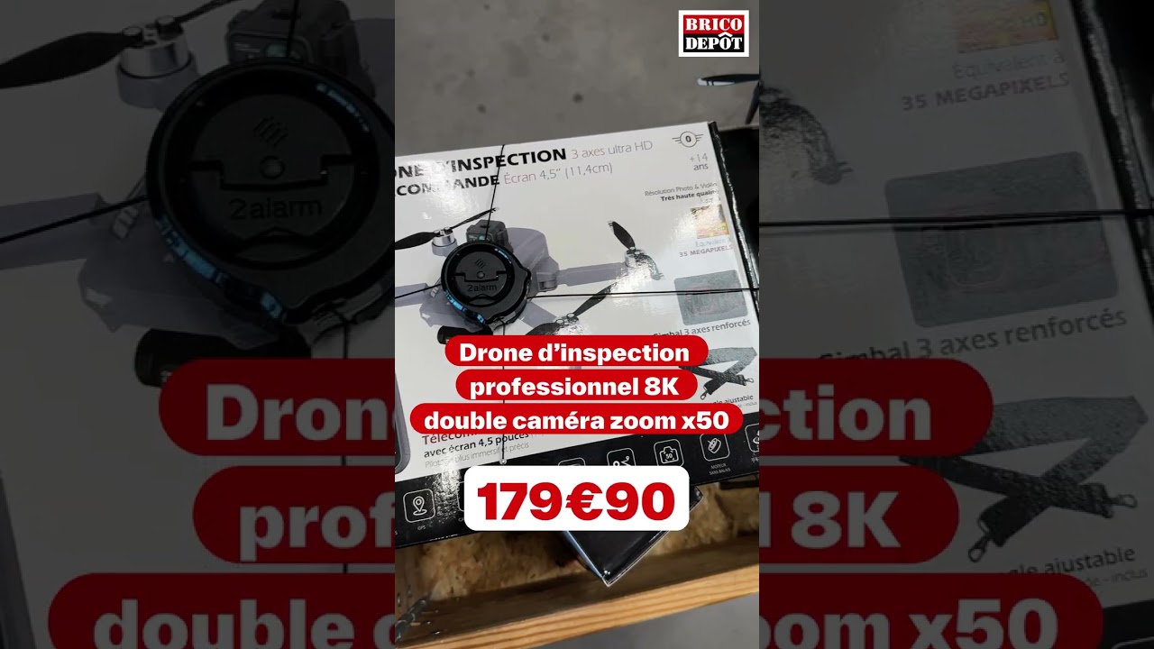 ARRIVAGES 10 juillet - Drône professionnel 8K - Brico Depot #bricodepot #arrivages