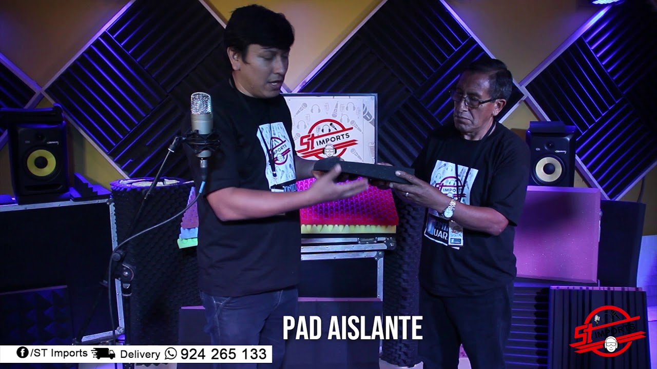 Espuma Pad Aislante - ST Imports Acoustic