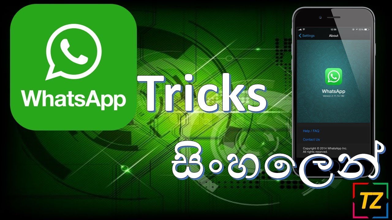 WhatsApp Tricks In Sinhala YouTube