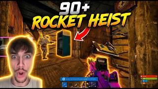 We STOLE 90+ Rockets &amp; Took Over Bradley All Wipe Long - Rust Console