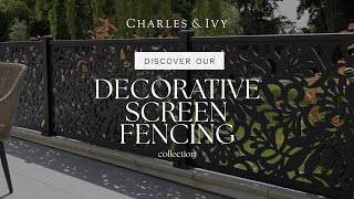 Discover Charles & Ivy's Decorative Screen Fencing Collection