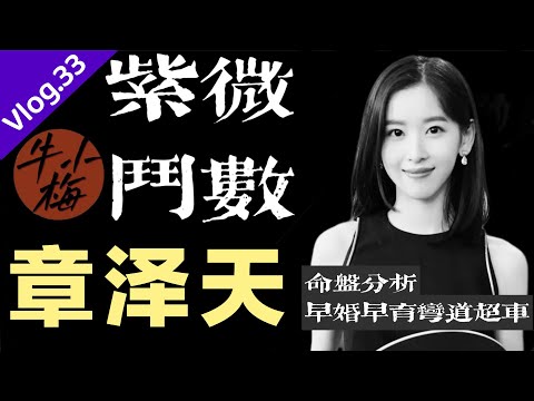 紫微斗数丨章泽天命盘丨每一步棋运筹帷幄，姓名学大有玄机丨刘强东的超强小娇妻丨早婚早育的好案例#紫微斗数 #章泽天#刘强东#紫微斗数明星