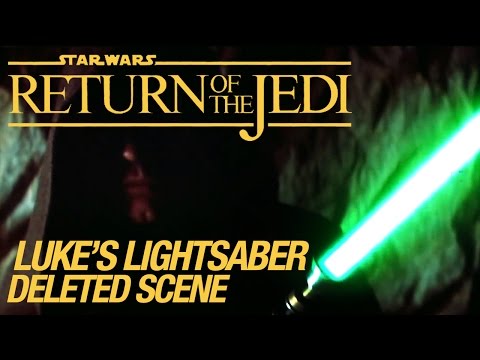 Star Wars VI Return of the Jedi Deleted Scene: Luke's Lightsaber