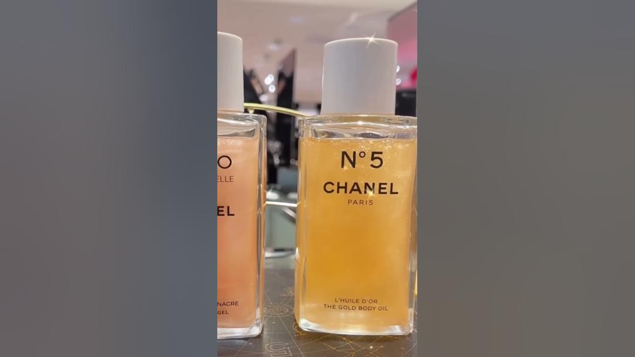 Chanel No 5 the gold body oil 😍