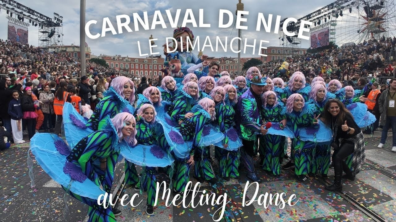 Le carnaval de Nice avec la meilleure école de danse